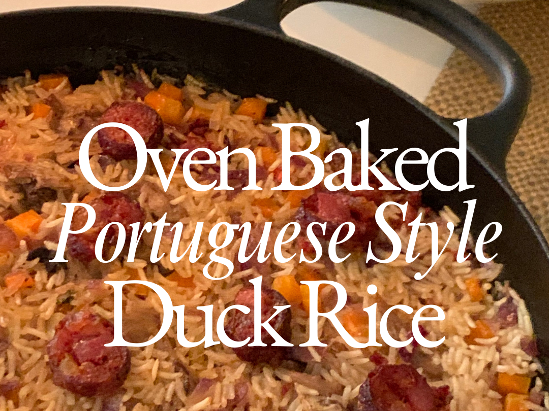 Food | Portuguese Oven Baked Duck Rice (Arroz de Pato)